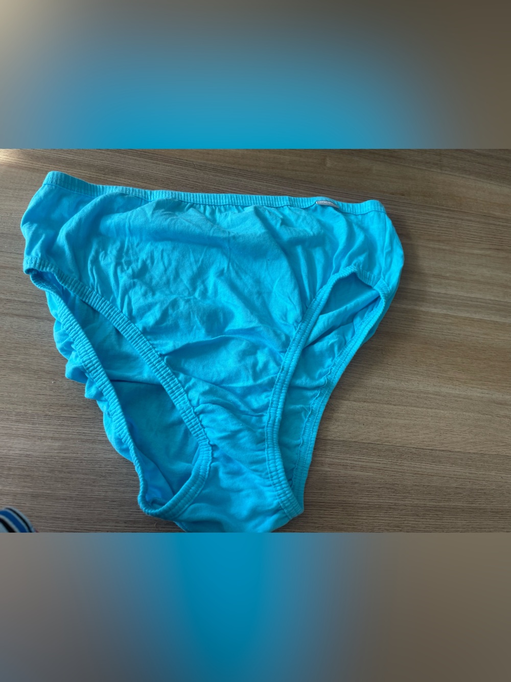 NWOT Jockey Bright Turquoise Bikini panties 100% cotton size 8